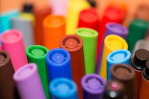 A colorful array of markers symbolizing testimonials
